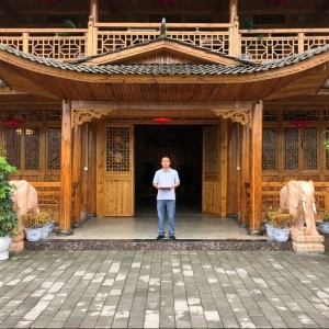 在重庆忠县为眭总调整旅游区风水