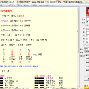 徐氏专业六爻预测术软件