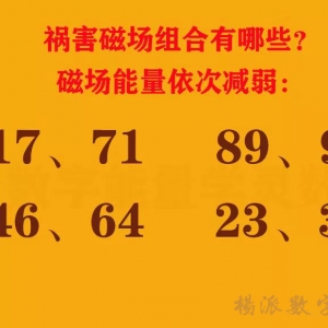 数字能量学之易有疾病隐患的手机号码有哪些？