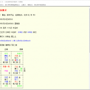 徐氏奇门遁甲时家奇门足彩奇门日课奇门风水预测术软件内部版 ... ...