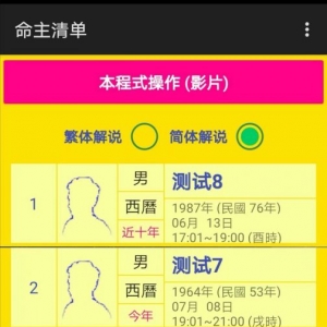 台湾的紫微斗数预测分析软件